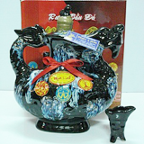Rượu bàu đá bình sứ thuyền rồng